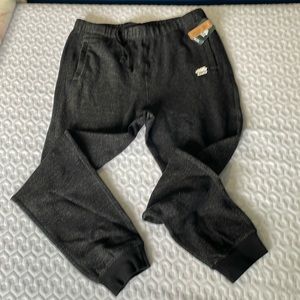 Roots, Women’s, New Fleece SweatPants.  Size M.  Black Pepper